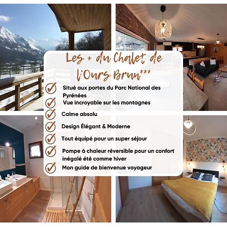 Chalet de l'Ours Brun, gîte 3 étoiles Gere-Belesten Exterior foto